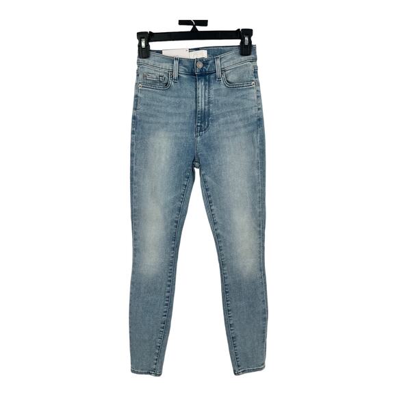 7 For All Mankind Denim - 7 For All Mankind jeans high waist ankle super skinny blue size 24